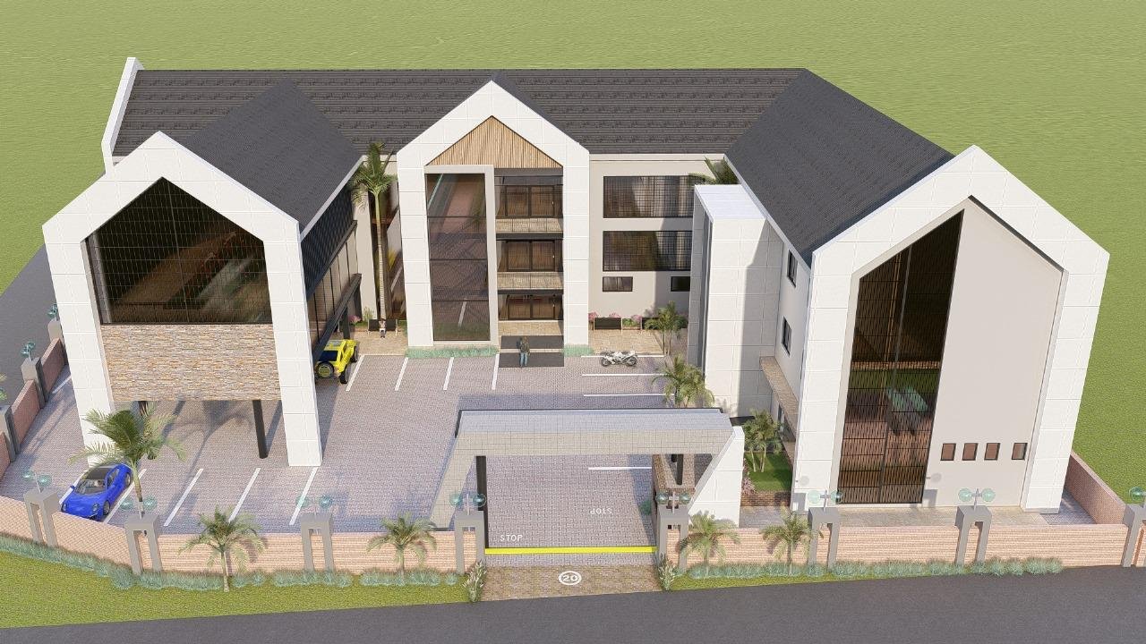 Architectural rendering of the completed Providere Academy campus